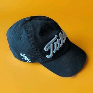 Black & White Titleist Chicago White Sox Baseball Cap Adjustable GUC